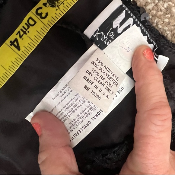 80s vintage black sequin shrug jacket party jacket - sparkle evening jacket - Picture 7 of 9